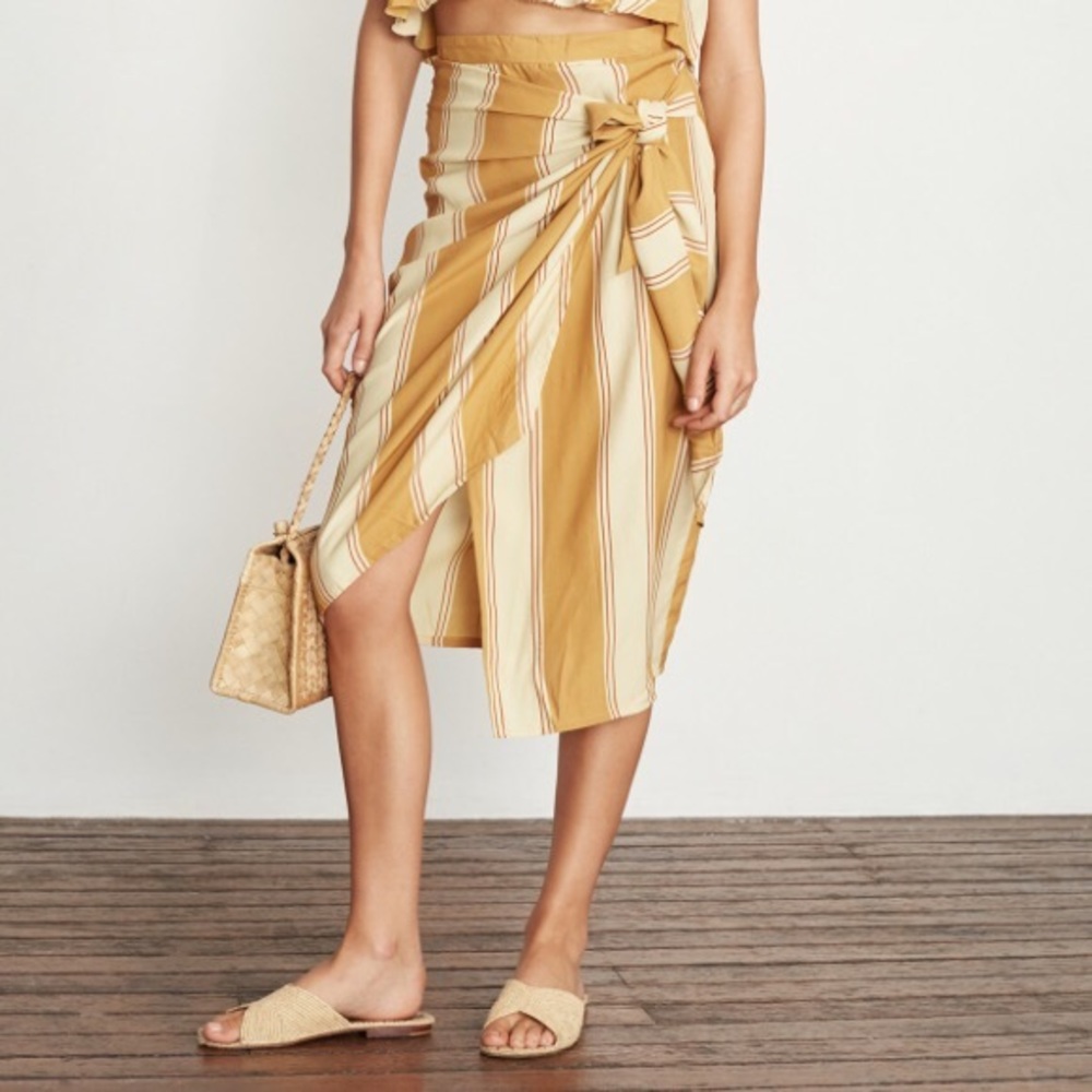 Faithfull the Brand Carlo Skirt in Ivy League